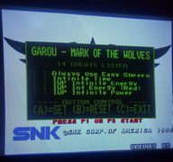 Universe BIOS has cheat codes for games
