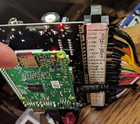 Strangely the Rpi3 mounts below the pi2jamma